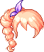 Goth Ponytail, orange