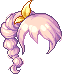 Goth Ponytail, purple