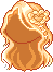 Heart-braid Hair, orange