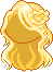 Heart-braid Hair, blonde