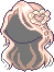 Heart-braid Hair, brown