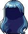 Choppy Bangs, blue