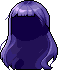 Choppy Bangs, purple