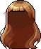 Choppy Bangs, brown