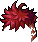Black Crimsonheart Hair, red