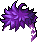 Black Crimsonheart Hair, purple