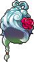 Black Glona Hair, blue