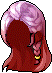 Black Naricain Hair, red