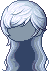 Boss Black Mage Hair, blue