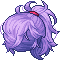 Time-Lashed Wanderer Hair, purple