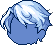 Black Commander Will Hair, blue