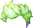 Pastel Goth Hair, green