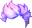 Pastel Goth Hair, purple