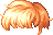 Ruffled Hair, orange