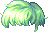 Ruffled Hair, green