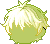 Rosette Hair, green