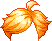 Cowlick Hair, orange