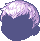 Formal Flora Hair, purple