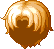 Elite Parted Hair, orange