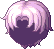 Elite Parted Hair, purple