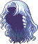 Black Count Dracula Hair, blue