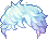 Black Rabble Rouser Hair, blue