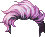 Contrast Bangs, purple