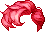 Crescent Hair, red