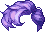Crescent Hair, purple