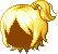 Puff Pony Hair, blonde
