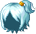 Puff Pony Hair, blue