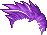 Black Cadena Copycat Hair, purple