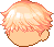 Tousled Tufts Hair, orange