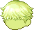 Tousled Tufts Hair, green
