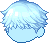 Tousled Tufts Hair, blue