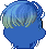 Wolf Mane Hair, blue