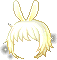 Black Moon Bunny Hairdo (M), blonde