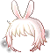 Black Moon Bunny Hairdo (M), brown