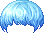 Floppy Mop Hair, blue