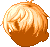 Neat Dandy Cut Hair, orange