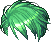 Albaire Hair, green