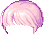 Floppy Bangs Hair, purple