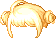 Teeny Horn Hair, blonde