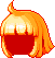 Black Star Student Hair, orange