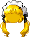 Aster Hair Mod - Black, blonde
