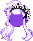 Roxxy Hair Mod - Black, purple