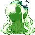 Rhea Hair Mod, green