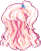 Bubble Tea Hair, red