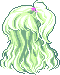 Bubble Tea Hair, green