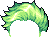 Hairspray Hair, green